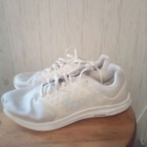 White Nike shoes